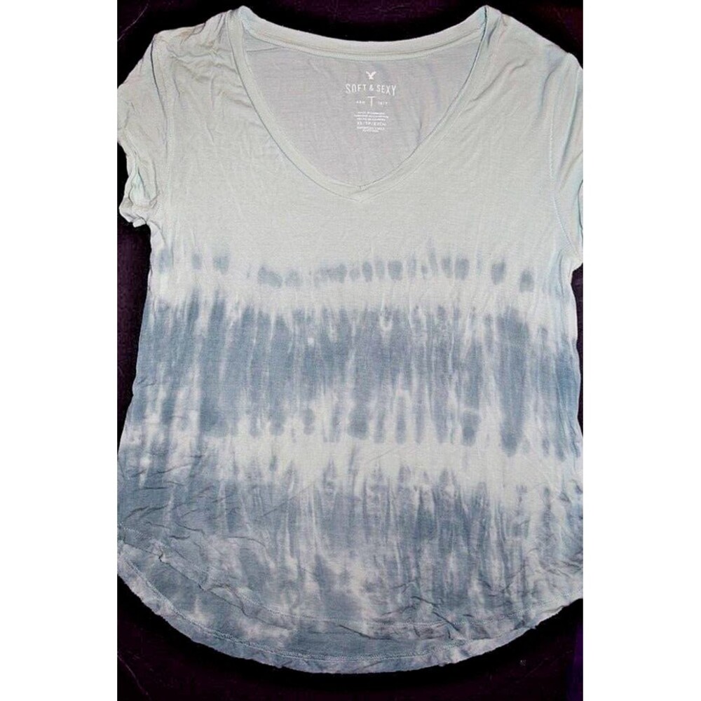 EUC AMERICAN EAGLE OUTFITTERS GREEN SOFT & SEXY SHORT SLEEVE T SHIRT SIZE XS